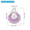 Unique Bargains Beautiful Designer DIY Jewelry Making Pearl Shel Pendants 50 Pcs - 2 of 4