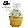 Looney Tunes Bugs Bunny What's Up Doc? Heart Love Cupcake Picks Toppers Decoration Set of 6 - 3 of 4