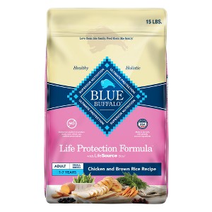 Blue Buffalo Life Protection Formula Natural Adult Small Breed Dry Dog Food, Chicken and Brown Rice - 1 of 4