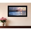 HomeRoots Rest of My Sunsets Black Framed Print Wall Art - 2 of 4