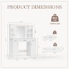 FURNIinspire Vanity Tables Dressing Table With Mirror, Modern Elegant Dressing Table, Adjustable Brightness, Vanity Table, 15.67"*43.23"*53.98" - 3 of 4