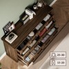 Jojoka 8 Drawer Rustic Dresser for Bedroom, Farmhouse Wooden Chest of Drawers with Handles, Storage Organizer for Living Room - 3 of 4