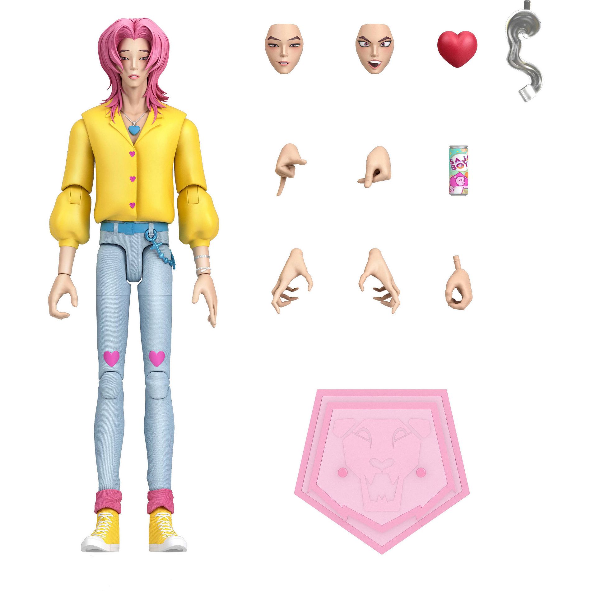 KPop Demon Hunters Saja Boys Romance 6.6" Accessories & Swappable Faces & Hands Action Figures