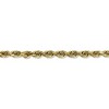 Black Bow Jewelry 4.5mm 10k Yellow Gold D/C Quadruple Rope Chain Bracelet - 2 of 4