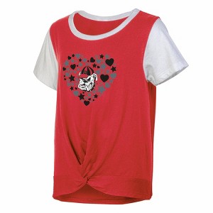 NCAA Georgia Bulldogs Girls' White Tie T-Shirt - 1 of 3