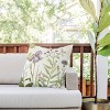20"x20" Deny Designs Nadja Little Blooming Wildflowers Square Outdoor Throw Pillow Beige - 3 of 4