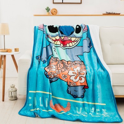 GUXIN Lilo & Stitch Throw Blankets Cozy Lightweight Decorative Christmas Blanket for Women Teenagers Men and Kids