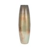 Decorative Floor Vase Boho Glam Design Glass and Iron Tall Modern Accent for Home Office Living Room Bedroom Shelf Display - 4 of 4