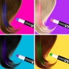 Original Stationery 10-Piece Hair Chalks Set for Girls, Easy to Use Temporary Hair Color Pens, Washable, Metallic Colors, Ideal Holiday Gift - 3 of 4