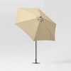 9' Round Outdoor Patio Market Umbrella with Black Pole - Room Essentials™ - 3 of 4