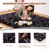 Floral Print Style Japanese Floor Mattress Indoor Living Room Bedroom Furniture, Tatami Mat Portable Floor Bed Roll Up Mattress for Camping Travel - 4 of 4