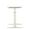 MDF and Metal Height Adjustable Contemporary Tech Desk with Manual Height Adjustment and Large Work Surface - 4 of 4