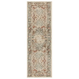 Traditional Floral Modern Bohemian Transitional Indoor Area Rug by Blue Nile Mills - 1 of 4