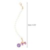 Unique Bargains Pearl Chain Bow Water Cup Pendant 1 Pc - 2 of 4