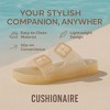 CUSHIONAIRE Pool Slides For Women Waterproof Double Buckle Adjustable Slip-On Womens Sandals For Beach Shower Casual Wear - 3 of 4
