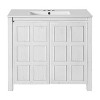 Grungis Bathroom Vanity Combo with Ceramic Sink,Modern Freestanding Bathroom Cabinet with 2 Soft-close Doors - 4 of 4