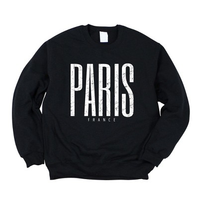 Simply Sage Market Women's Graphic Sweatshirt Paris France Distressed