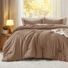 Bedsure Comforter Set – Soft & Warm Imitation Washed Cotton Bedding for All Seasons - 2 of 4