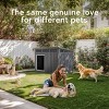SEVOBAL Pet Crates and Houses All-Weather Dog House with Removable Floor, Indoor Outdoor Use, Medium to Large Dogs, Black, 32.2"*25.12"*24.13" - 3 of 4
