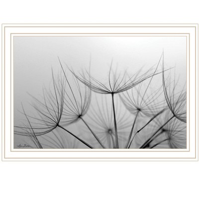HomeRoots Love is a Delicate Flower White Framed Print Wall Art