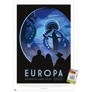 Trends International NASA - Europa Travel Poster Unframed Wall Poster Prints - 1 of 4