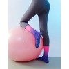 Boersma 10 Pairs Women’s Yoga Socks with Non-Slip Grips & Straps – Anti-Skid Ballet Barre Pilates Socks for Balance, Stability & Barefoot Workout - 4 of 4