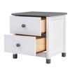 Damerin Wooden Nightstand with 2 Drawers for Kids End Table for Bedroom - 3 of 4
