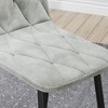 CAVINAS Upholstered Dining Chairs, Mid Century Modern Dining Room Chairs with Metal Legs, Kitchen Armchairs for Living Room - 3 of 4