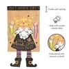Magnolia Garden Mardi Gras Party Gnome 13 x 24 Inch Polyester Crazy Legs Garden Flag - 2 of 2