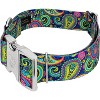 Country Brook Petz 1 1/2 Inch Premium Bright Paisley Dog Collar - 3 of 4