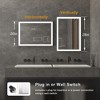 Maxax Modern Space Aluminum Framed Led Lighted Dimmable Anti-Fog Tempered Glass Bathroom / Vanity Mirror - 2 of 4