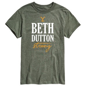 Men's - Yellowstone - Beth Dutton Strong Short Sleeve Graphic T-Shirt - 1 of 4