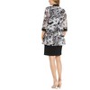 R & M Richards Womens 2 Piece Jacket And Necklace Shift Dress - 2 of 4