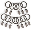 12pk Chicology (3/4") Diameter Curtain Clip Rings - 3 of 4