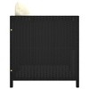 Patio Sofa with Cushions Black Poly Rattan vidaXL - 3 of 4