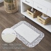 April & Olive Annie Buffalo Grey Check Bathmat 20x30 VHC Brands - 2 of 3
