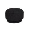 PAGED 19 Inch Boucle Fabric Ottoman with Storage, Modern Vanity Chair Footrest Ottoman with Wooden Frame for Living Room, Bedroom - 2 of 4
