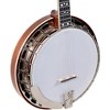 Recording King The Elite Hearts & Flowers Mahogany Resonator Banjo Natural - image 3 of 4