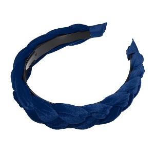 Unique Bargains Non-slip Fashion Solid Wide Headbands 1.18" - 1 of 4