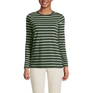 Lands' End Women's Relaxed Supima Cotton T-Shirt - 1 of 4