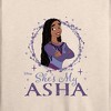 Women's - Disney - She's My Asha Lightweight French Terry Wide Neck Long Sleeve Shirt - 2 of 4