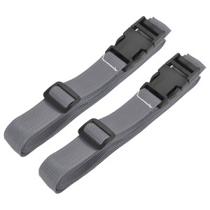Unique Bargains Backpack Travel Adjustable Suitcase Belt with Quick Release Buckle 2 Pcs - 1 of 4