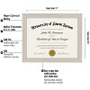 Americanflat 8.5x11 Diploma Frame with Shatter-Resistant Glass - Document Frame with Engineered Wood - Legacy Collection - Light Wood - 2 of 4