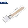 Unique Bargains Nylon Bristle Wood Handle Wall Cabinets Fences Paint Brushes 36 Pcs - 2 of 4