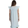 Dreamcrest Cap Sleeve Woven Nightgown with Floral Embroidery - Cute PJ Sleepwear - 3 of 3