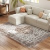 HOMCOM Area Rug, Vintage Machine Washable Rug, Non-Slip Floor Carpet for Living Room, Bedroom, Dining Room, Home Office - 4 of 4