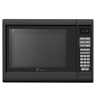 Perfect Aire 1.3 cu ft Black Microwave 1000 W.