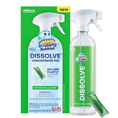 Scrubbing Bubbles Dissolve Pods Bathroom Cleaner Starter Kit - 0.34 fl oz/2pk