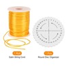 Unique Bargains Polyester Satin String Cord with Disc Organizer for DIY Bracelet - 3 of 4