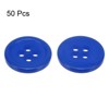 Unique Bargains Resin Craft Snap Round Flat 4-Hole Sewing Buttons 50 Pcs - 3 of 4